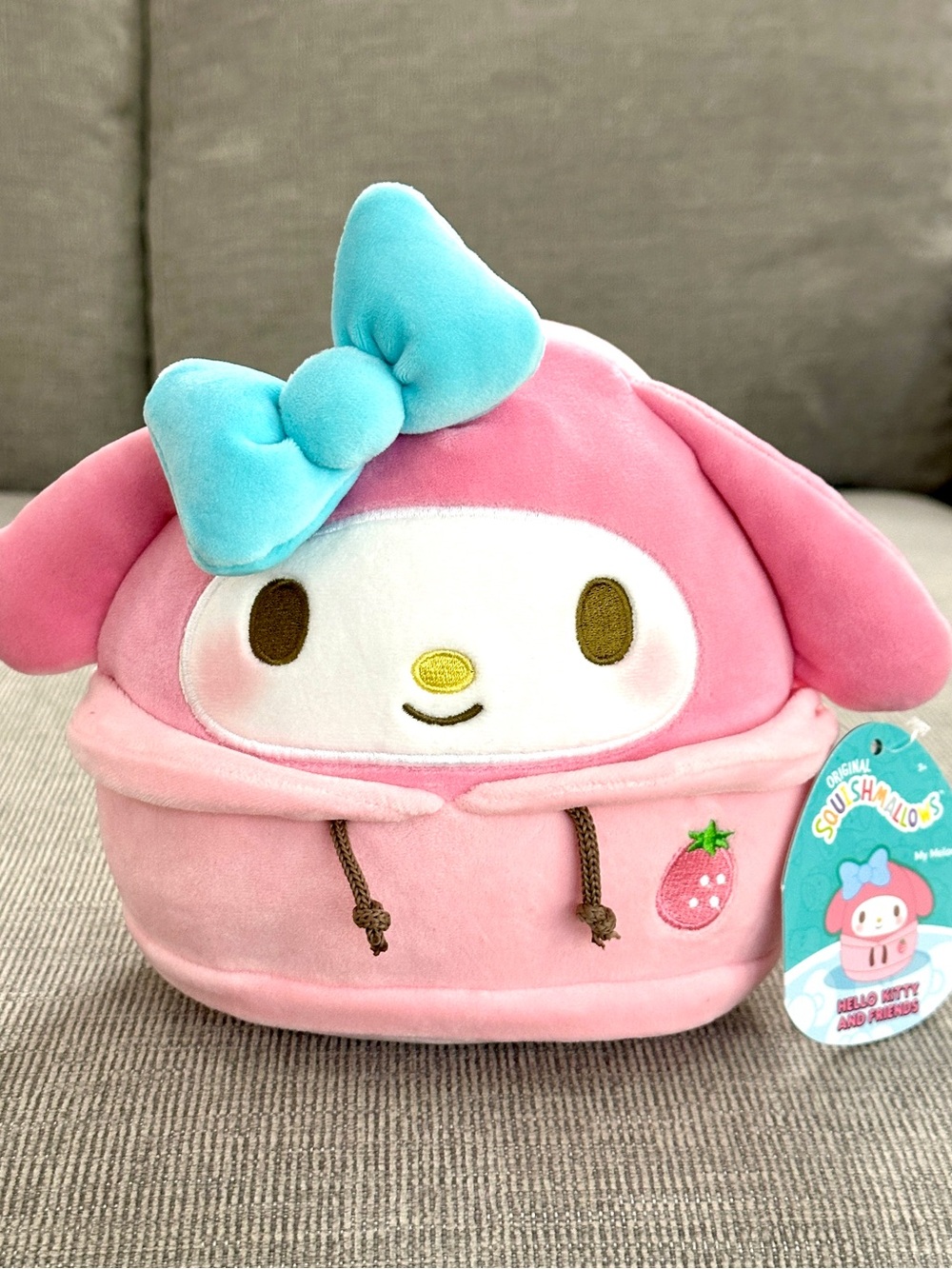 Squishmallows My Melody Sanrio 8” Plush Hello Kitty Friends Dabodabo Hoodie NWT